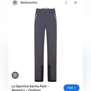 La Sportiva Women's Gray Karma Pants